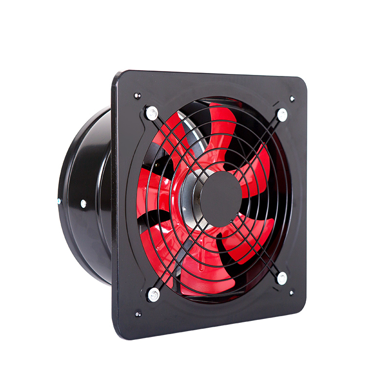 Ventilador de ventilación redonda delantera y trasera, ventilador de escape de decibelio bajo, ventilador de ventilación de alta potencia de la cocina