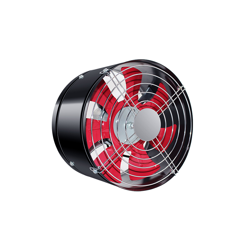 Ventilador de ventilación de barril de escape negro potente, ventilador de escape de alta velocidad del conducto
